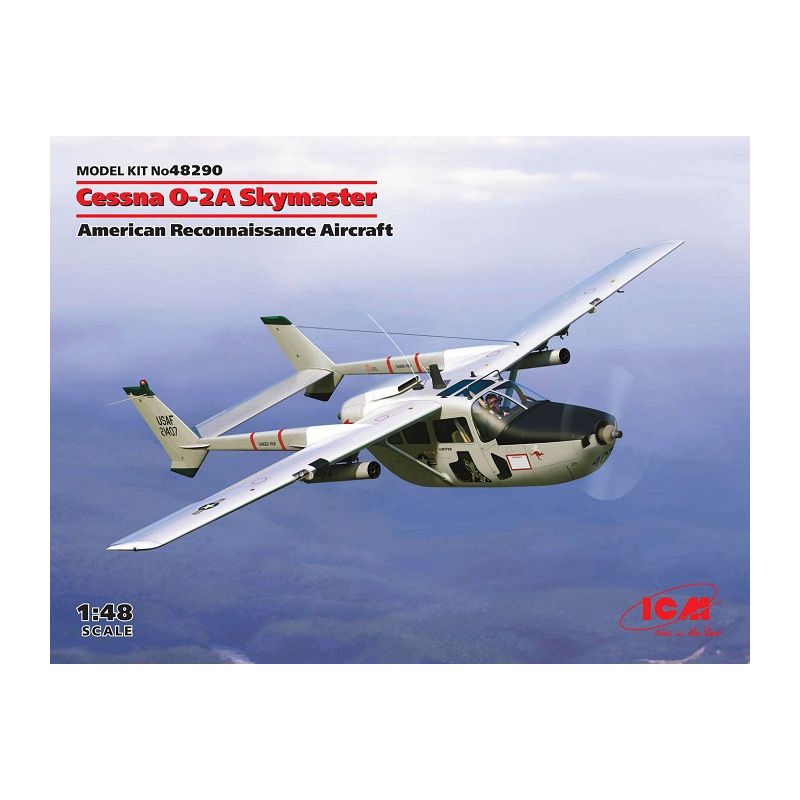 Cessna O-2A Skymaster, American Reconnaissance Aircraft 1/48 - ICM