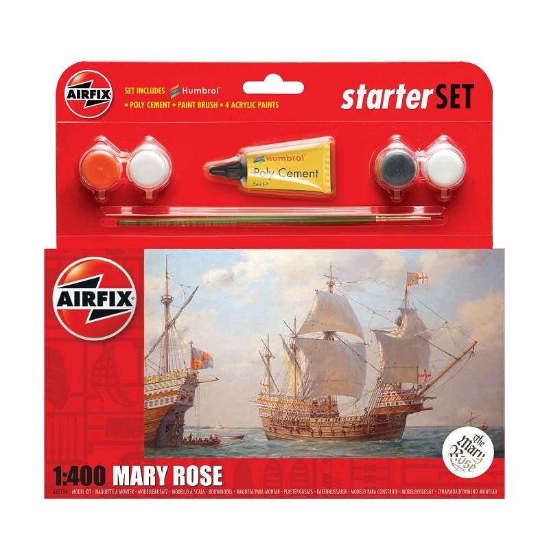 Starter Set Mary Rose 1/400 - Airfix