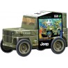 Puzzle 550p Boîte métal Jeep Army - Eurographics