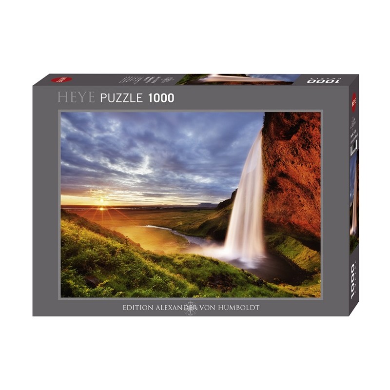 Puzzle 1000p Seljalandsfoss Waterfall - Heye