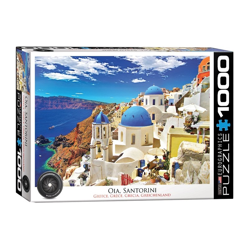 Puzzle 1000p Oia, Santorin - Eurographics