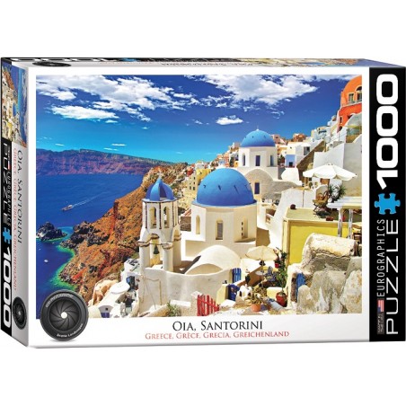 Puzzle 1000p Oia, Santorin - Eurographics