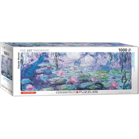 Puzzle 1000p Panoramique - Nénuphars - Monet - Eurographics