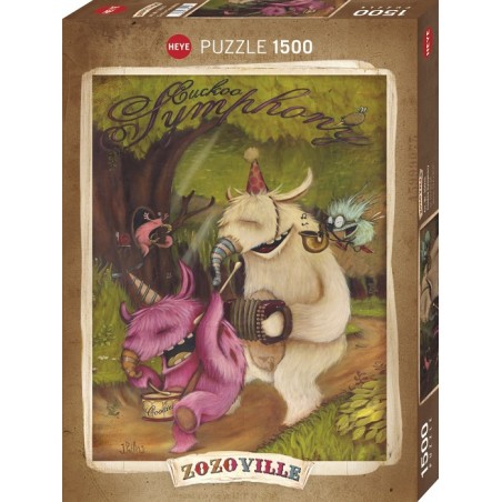 Puzzle 1500p Zozoville - CuCkoo Symphony - Heye