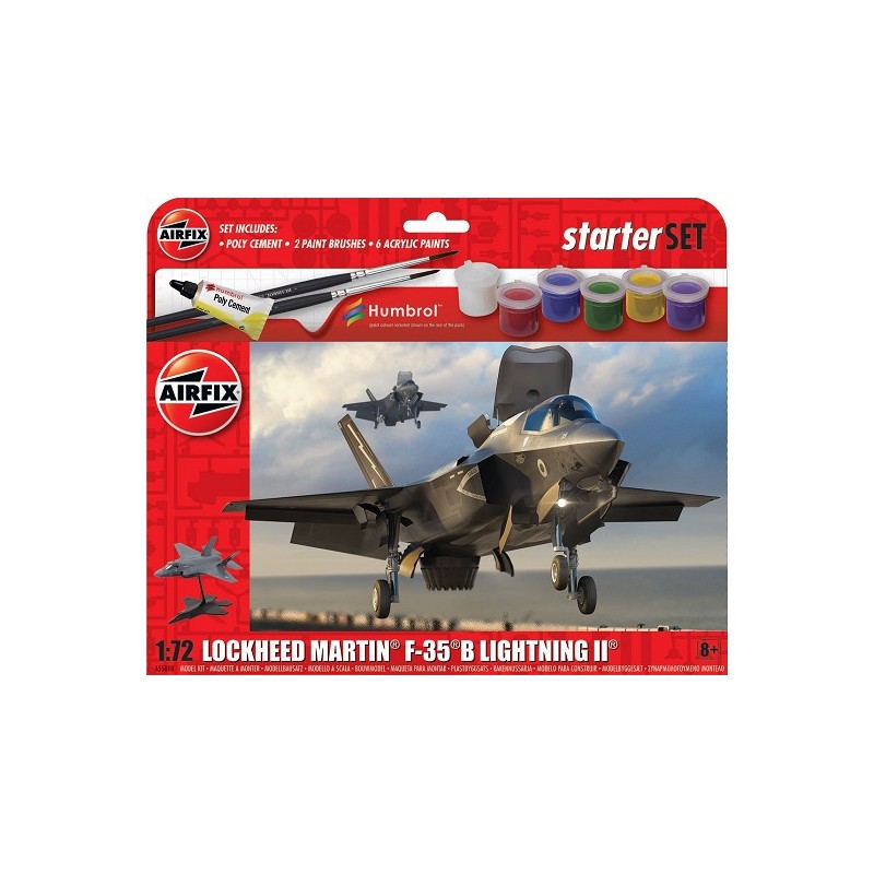 Starter Set - Lockheed Martin F-35B Lightning II 1/72 - Airfix