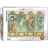 Puzzle 1000p Mucha Les 4 Saisons - Eurographics