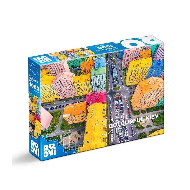 Puzzle 1000p Kiev Colorée - D-Toys