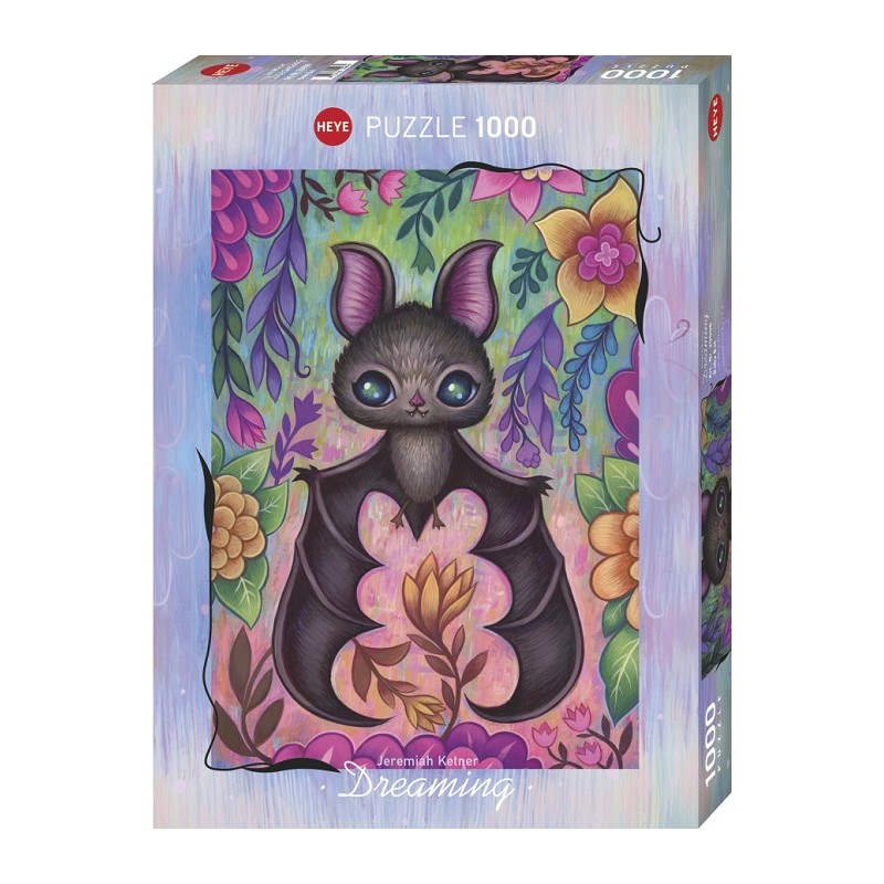 Puzzle 1000p Dreaming Baby Bat - Heye