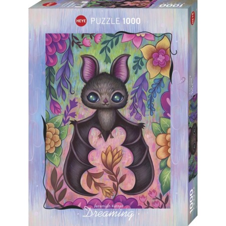 Puzzle 1000p Dreaming Baby Bat - Heye