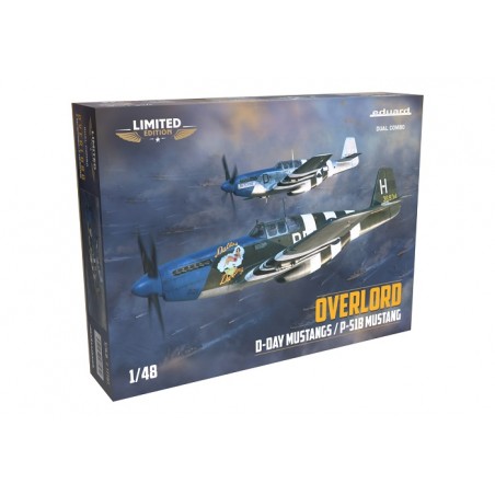 Overlord: D-Day Mustangs / P-51B Mustang Dual Combo 1/48 - Eduard