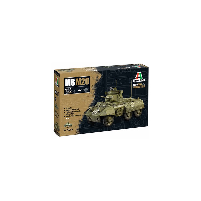 M8/M20 Greyhound 1/56 - Italeri