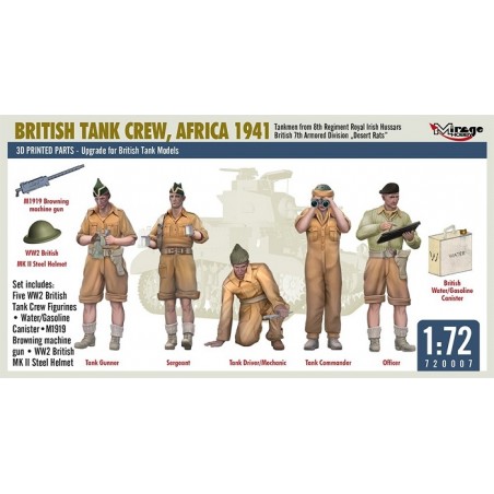 British Tank Crew Africa 1941 1/72 - Mirage Hobby