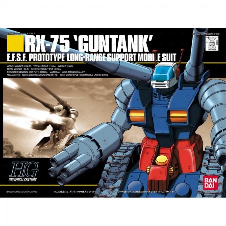 Gundam Gunpla HG 1/144 007 Gundam RX-75 Guntank - Bandai