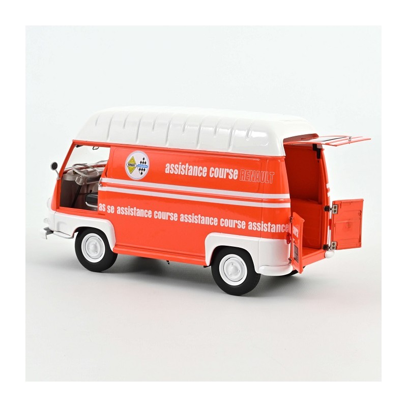 Renault Estafette 1968 Orange Assistance Course 1/18 - Norev