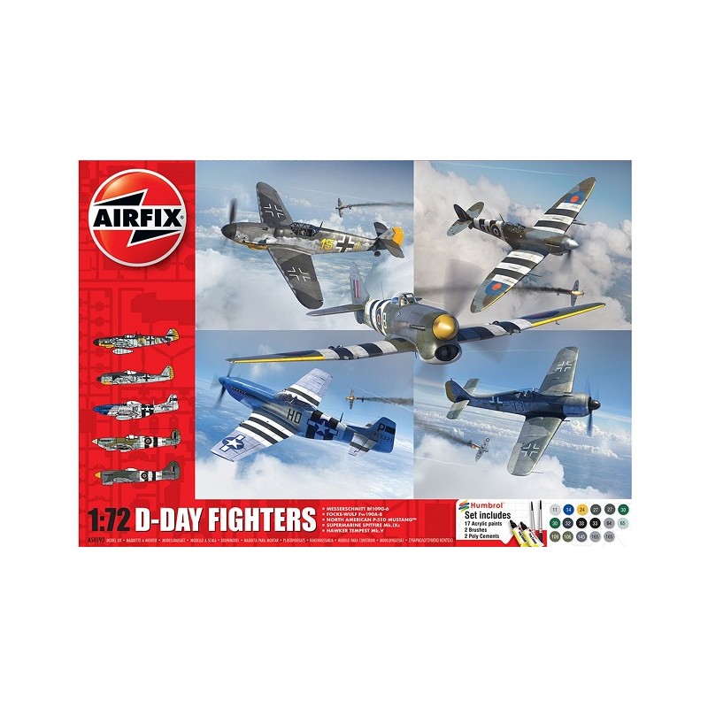 D-Day Fighters Gift Set 1/72 - Airfix