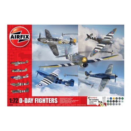 D-Day Fighters Gift Set 1/72 - Airfix