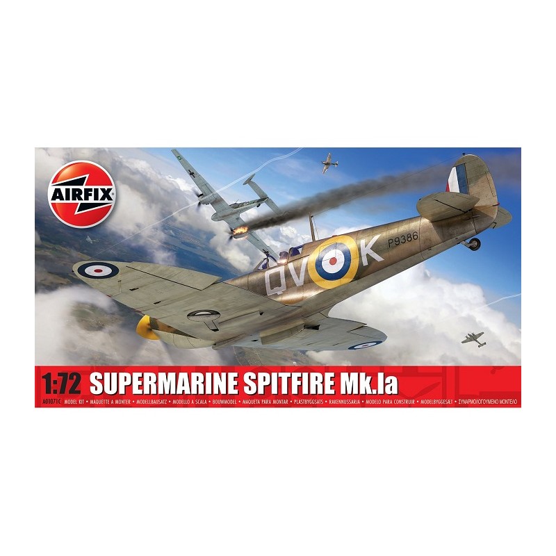 A01071C Supermarine Spitfire Mk.Ia 1/72 - Airfix