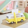 VW Combi T2b Camper Van 1973 Jaune Jet-car 1/43 - Norev