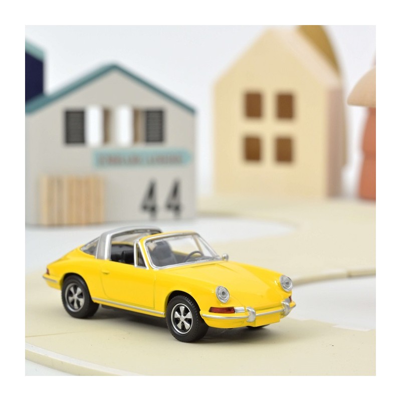 Porsche 911 Targa 1969 jaune signal Jet-car 1/43 - Norev