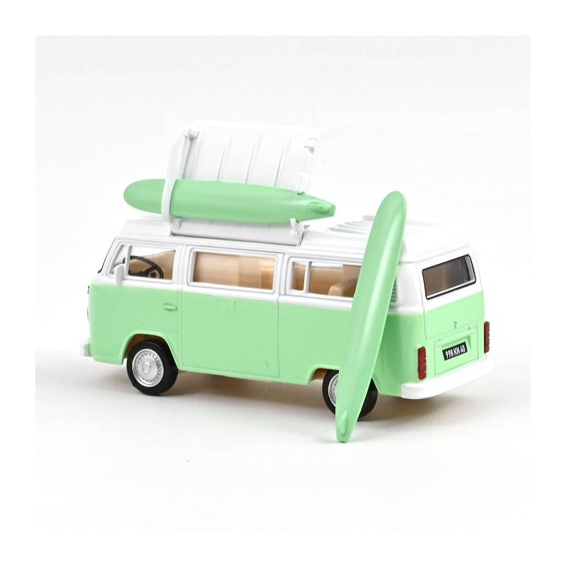 VW Combi T2b Camper Van 1973 Vert Jet-car 1/43 - Norev