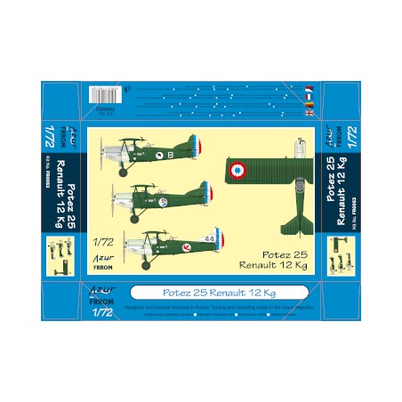 Potez 25 Renault 12 Kg 1/72 - FRROM