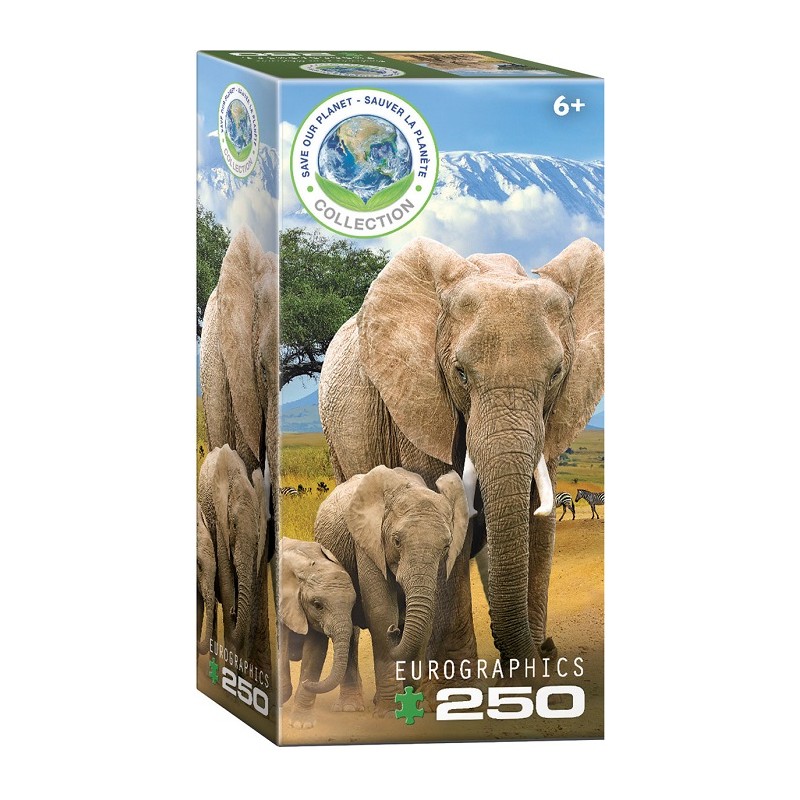 Puzzle 250p Eléphants - Eurographics