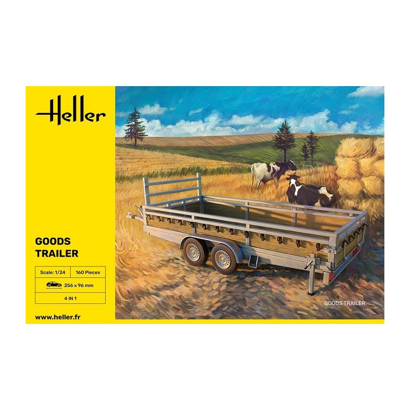 Goods Trailer 1/24 - Heller