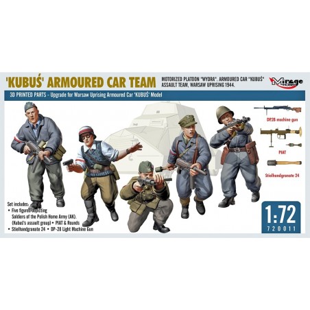 Kubus Armored Car Team 1/72 - Mirage Hobby