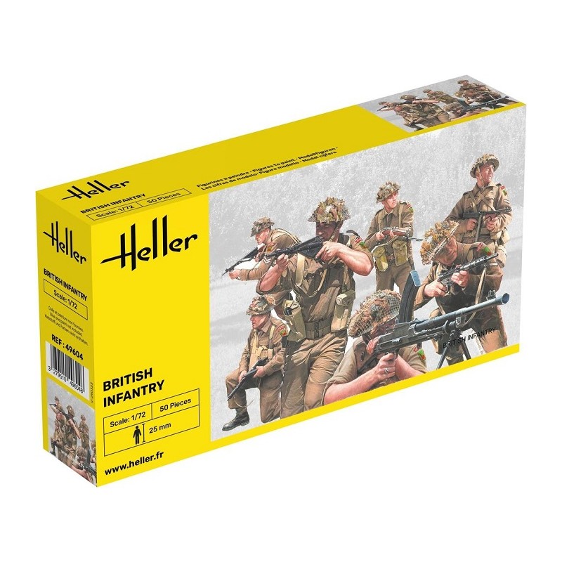 British Infantry 1/72 - Heller