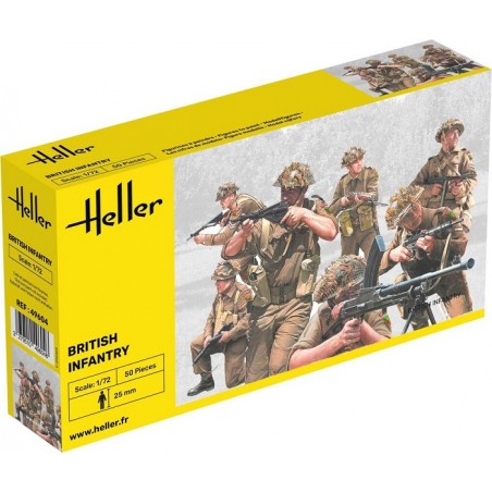 British Infantry 1/72 - Heller