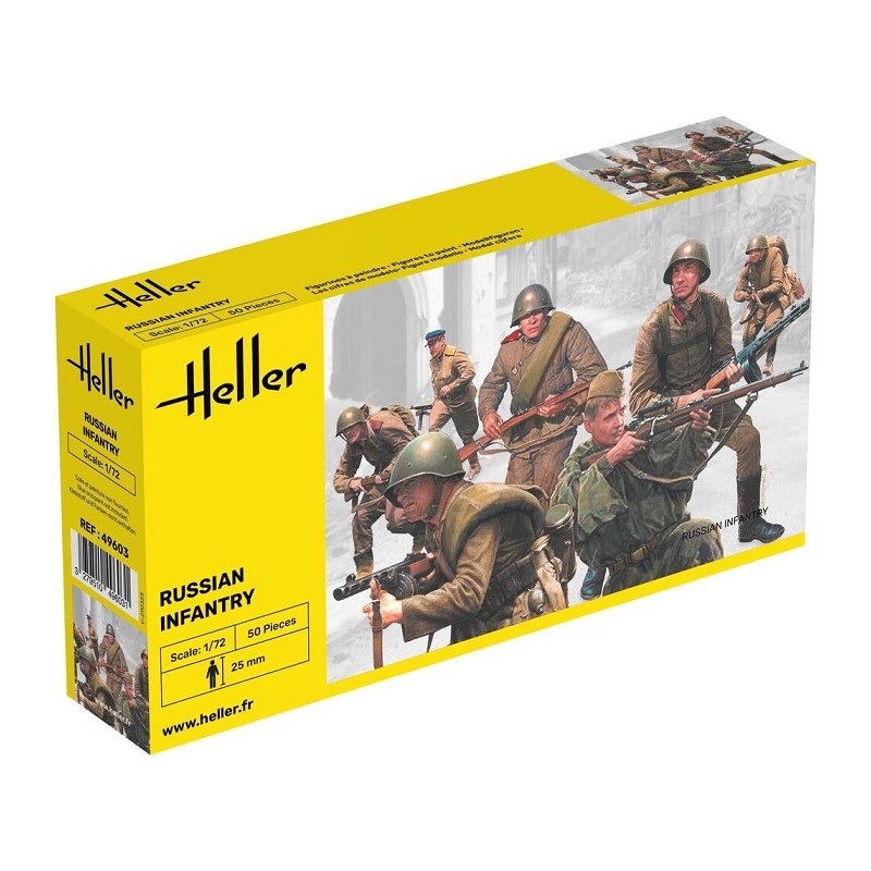 Russian Infantry 1/72 - Heller