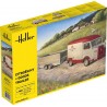 Citroen HY + Goods Trailer 1/24 - Heller