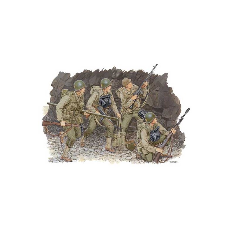 Rangers US Normandie 1944 1/35 - Dragon