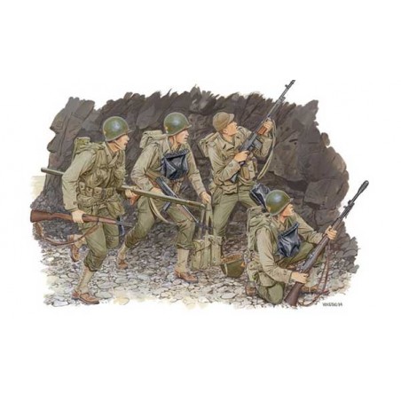 Rangers US Normandie 1944 1/35 - Dragon