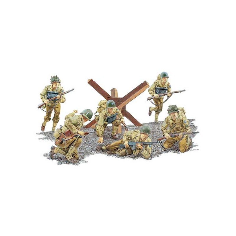 29th US Inf.Div. Omaha Beach 44 1/35 - Dragon