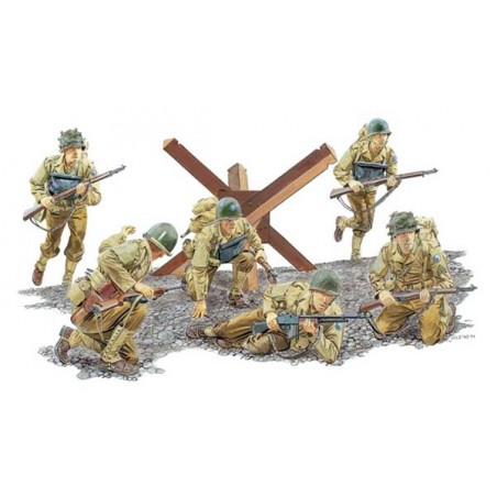 29th US Inf.Div. Omaha Beach 44 1/35 - Dragon