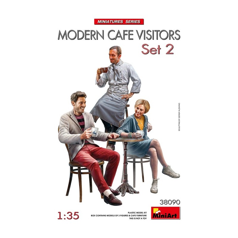 Modern Café Visitors Set 2 1/35 - MiniArt