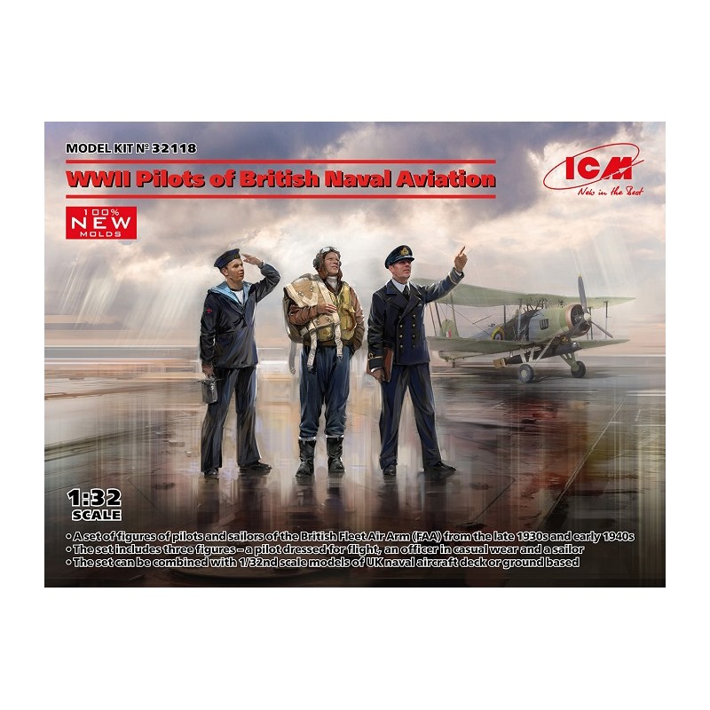 WWII Pilots of British Naval Aviation 1/32 - ICM