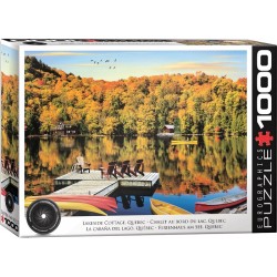 Puzzle 1000p Chalet au bord...