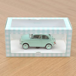 Fiat 500 L 1968 Bleu Pastel cadeau de naissance 1/18 - Norev