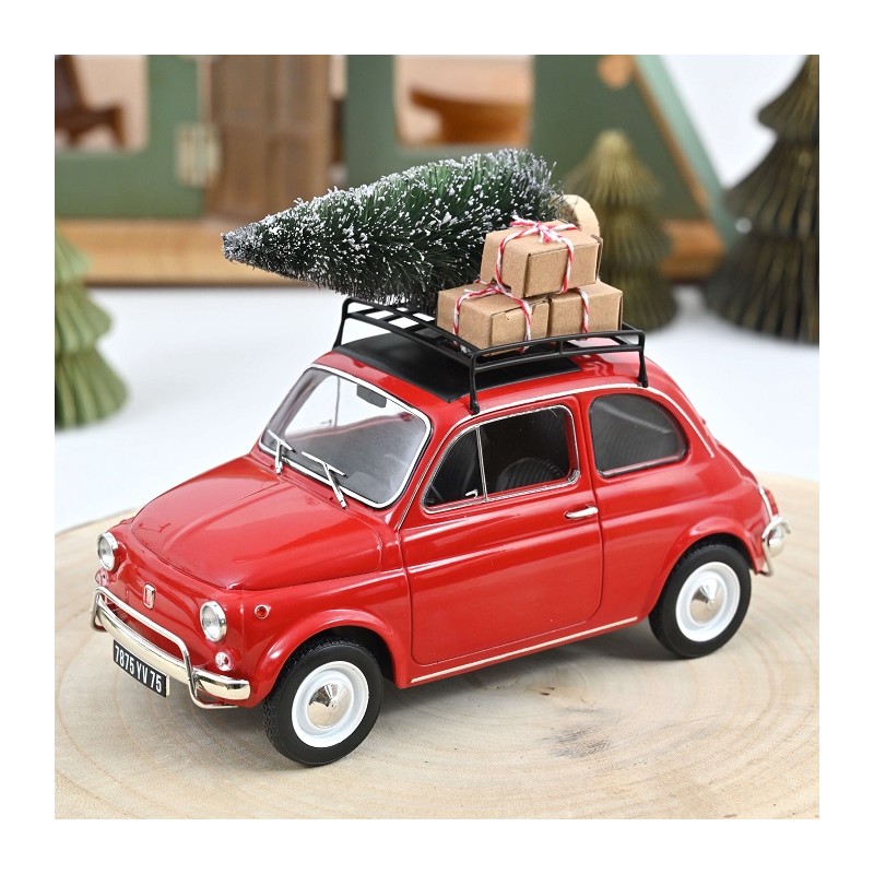 Fiat 500 L 1968 Rouge Noël 1/18 - Norev