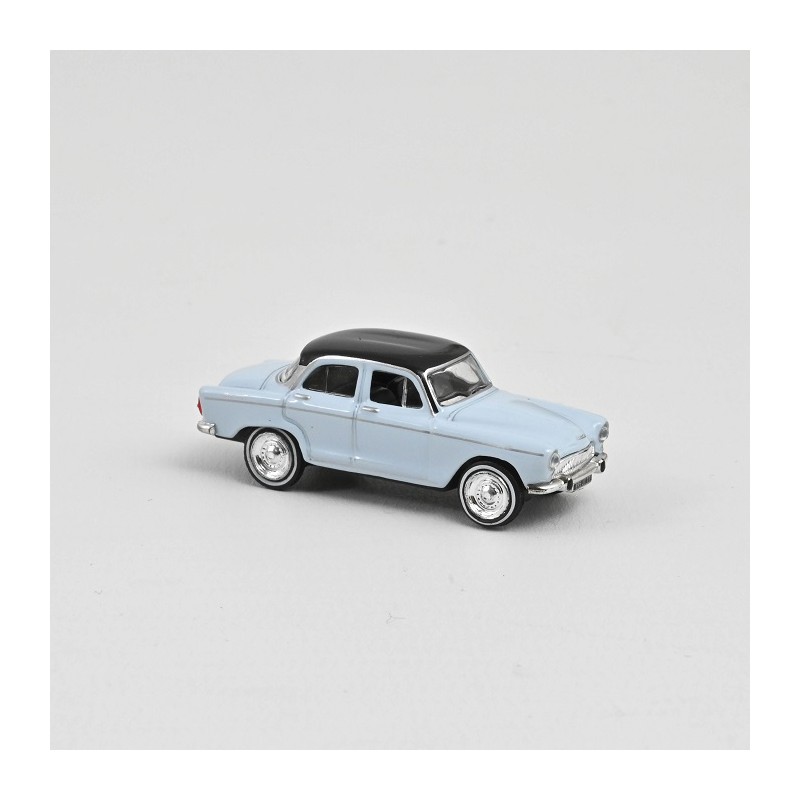 Simca Aronde 1962 Gris Princesse et toit noir 1/87 - Norev