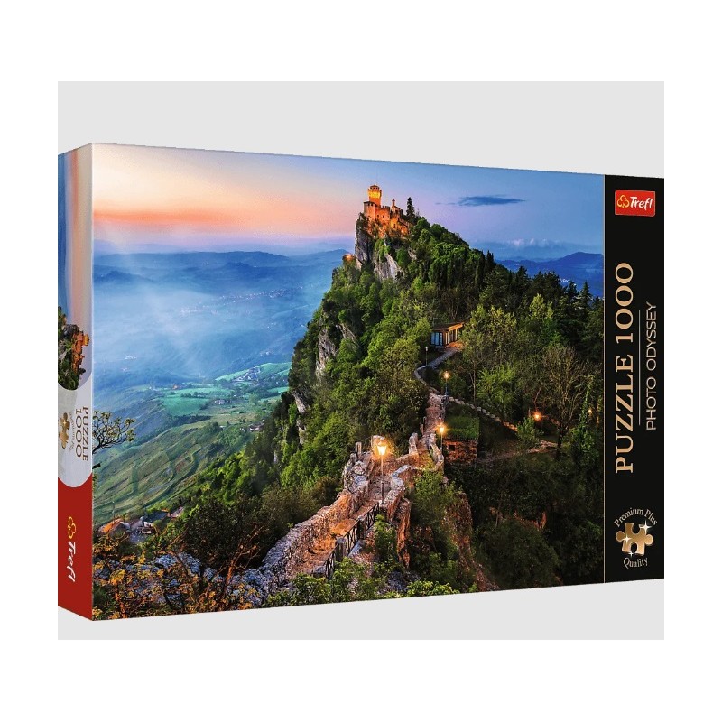 Puzzle 1000p Tour Cesta - Saint Marin - Trefl