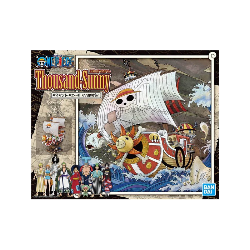 One Piece maquette Thousand Sunny Land of Wano 30cm - Bandai