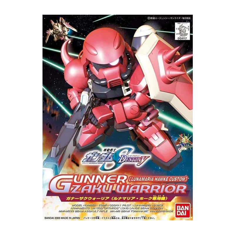 Gundam Gunpla SD BB281 Gunner Zaku War Lunamaria - Bandai