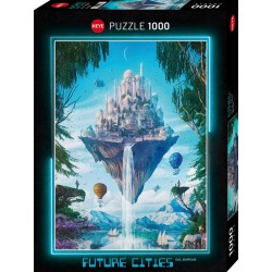 Puzzle 1000p Future Cities - Sky Isle - Heye