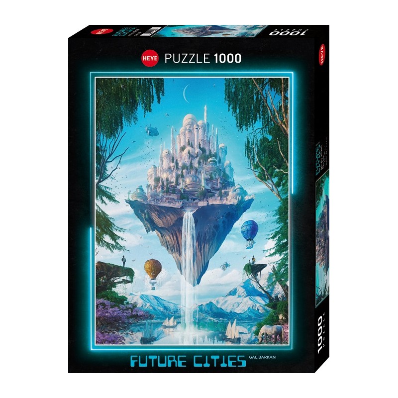 Puzzle 1000p Future Cities - Sky Isle - Heye