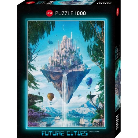 Puzzle 1000p Future Cities - Sky Isle - Heye